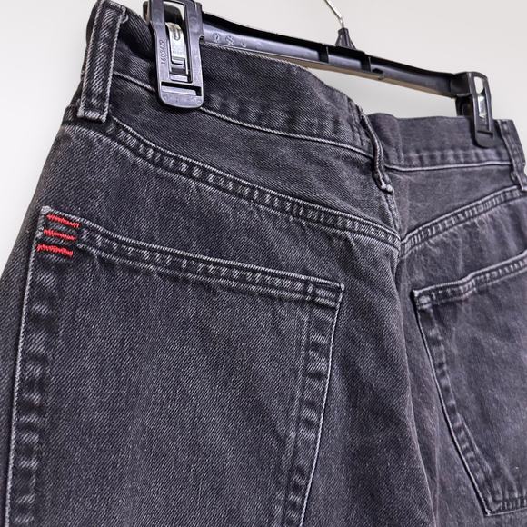 BDG Y2K 30 Baggy Black Jeans Skater Ripped Destroyed Distress Holes Grunge Punk - Picture 6 of 10